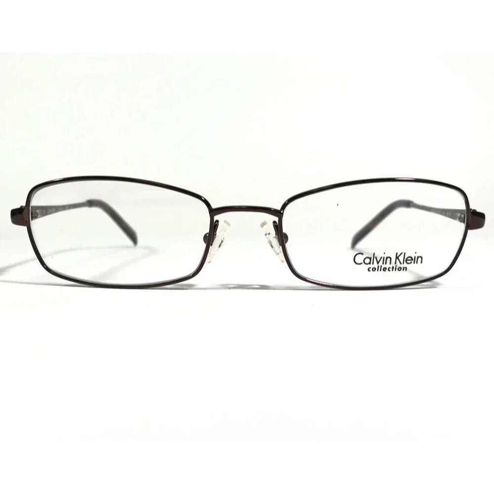 Calvin Klein Eyeglasses Frames CK7423 207 Shiny Brown Rectangular 49-17-130